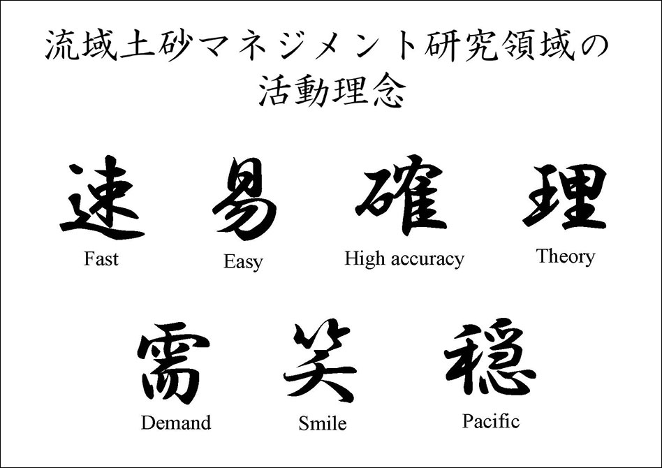 流域土砂マネジメント研究領域の活動理念