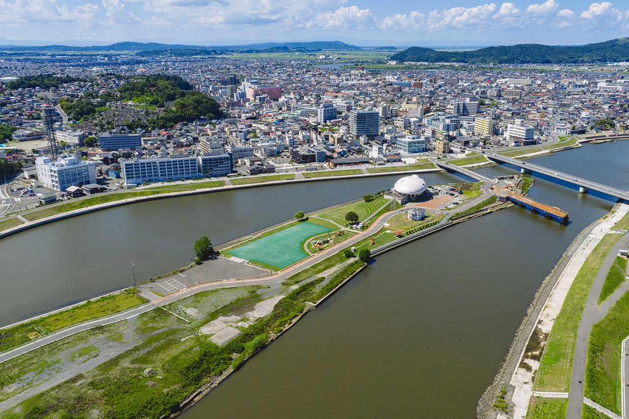 Former mouth of the Kitakami River