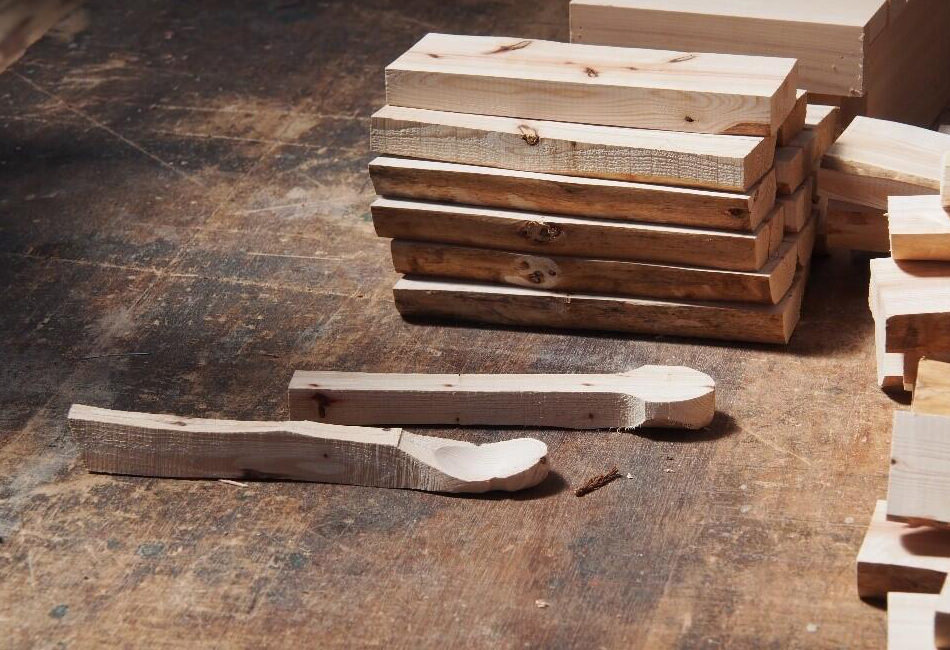 Photo: Woodworking process