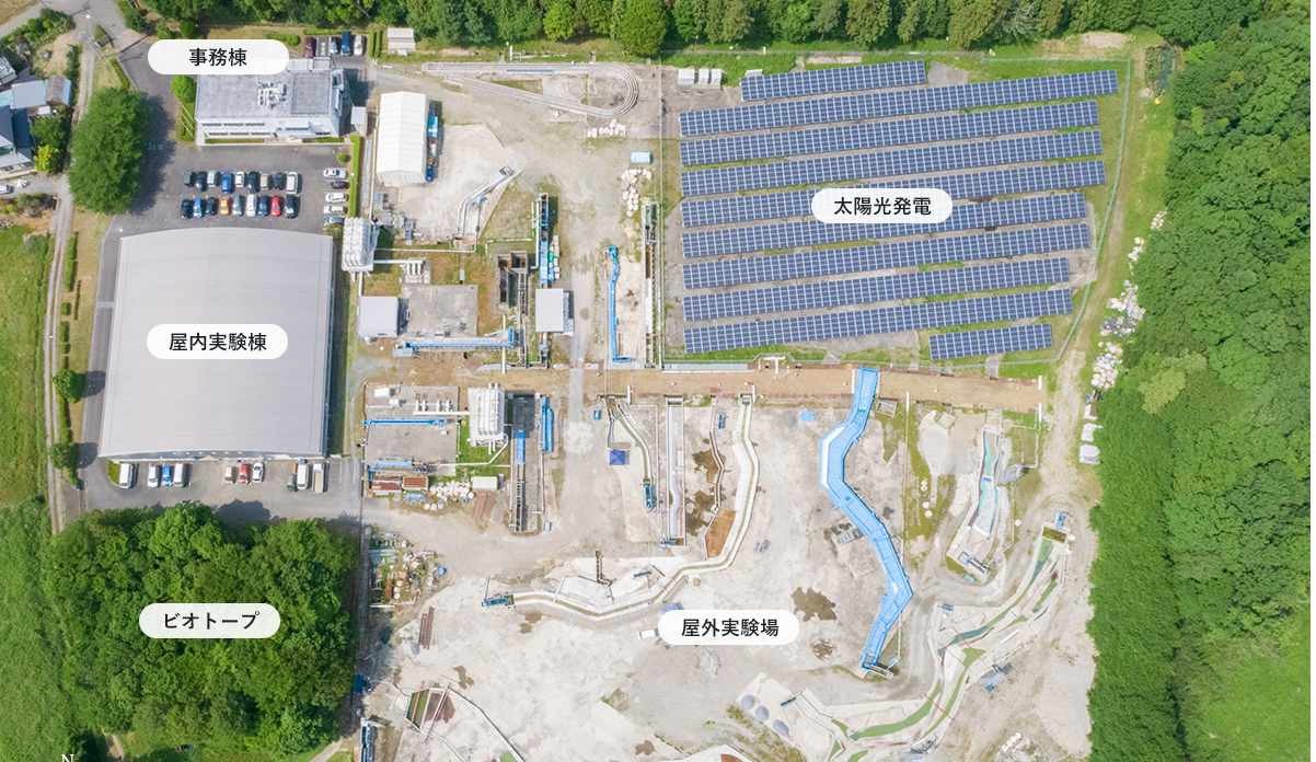 The entire Tsukuba Research Center